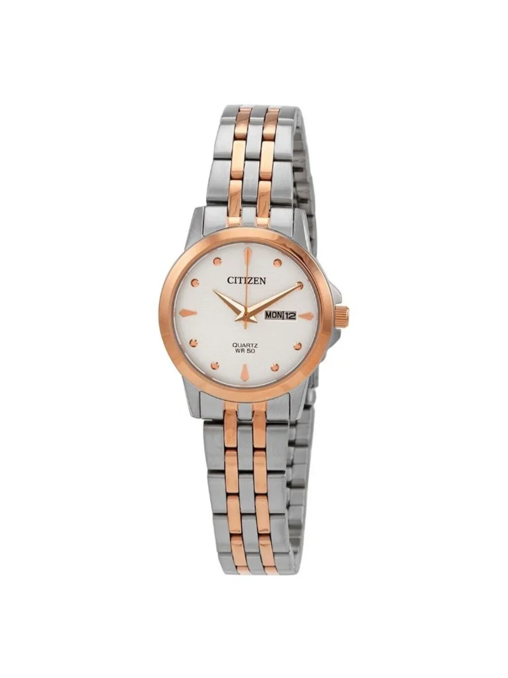 NWT Citizen Quartz Silver Dial Two-tone Ladies Watch